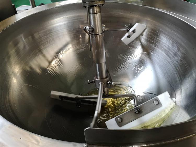 Fried eggs cooking mixer machine