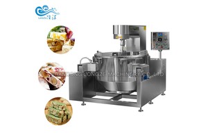 Sugar Coating Jacketed Cooking Kettle/Peanut Candy Making Jacketed Kettle