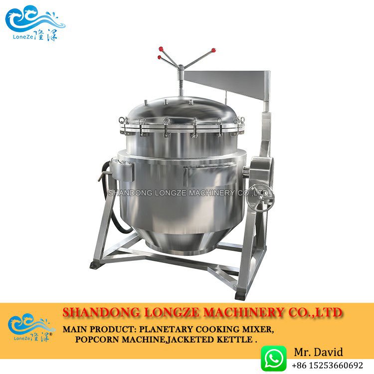 Industrial 500L High Pressure Cooker For Bone Soup