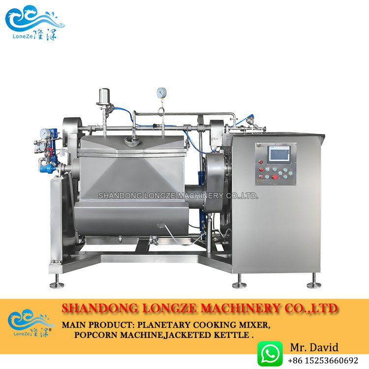 Automatic Gas Heating Horizontal Cooking Mixer Kettle