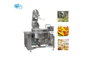 Gas Heated Vegetables Cooking Mixers Machine